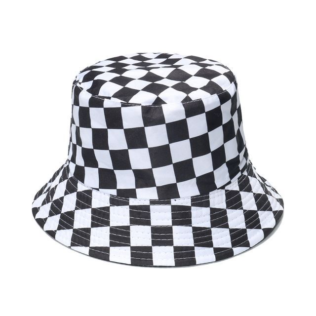 Checker Bucket Hat
