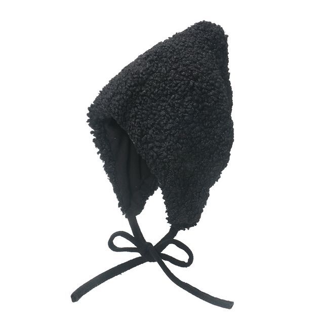 Faux Shearling Bonnet Hat