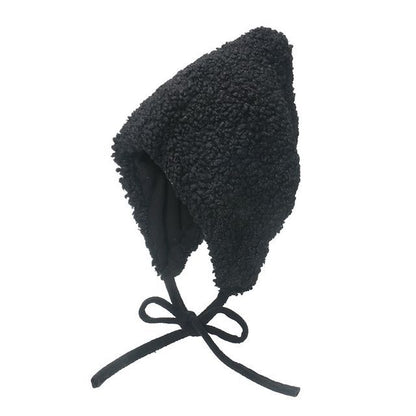 Faux Shearling Bonnet Hat