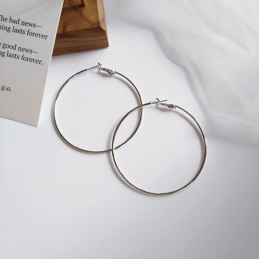 Alloy Hoop Earring