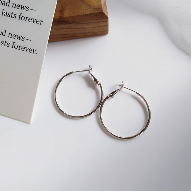 Alloy Hoop Earring