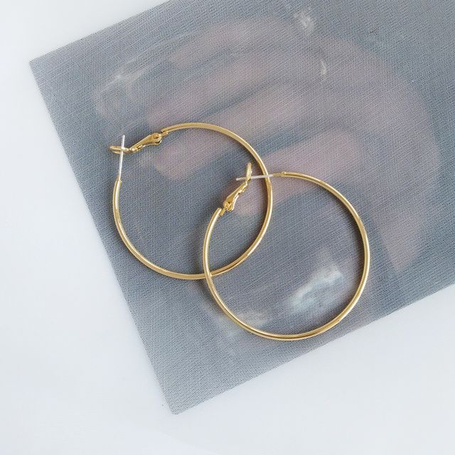 Alloy Hoop Earring