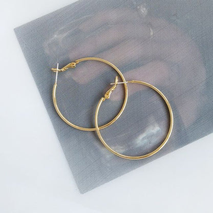 Alloy Hoop Earring