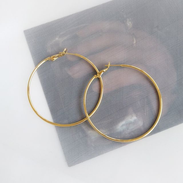 Alloy Hoop Earring