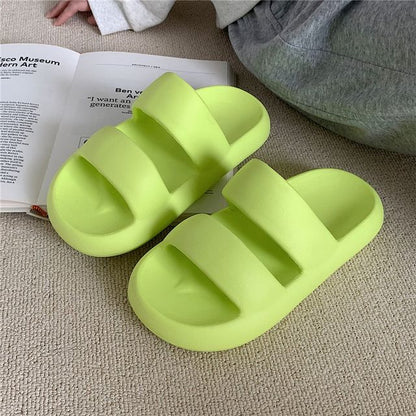 Strappy Platform Slippers