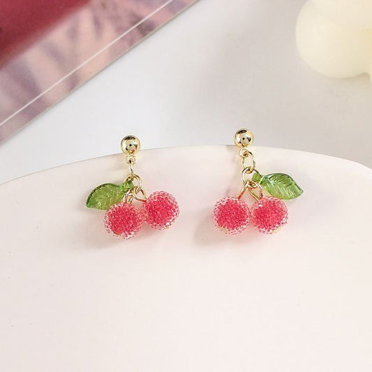 Cherry Drop Earring