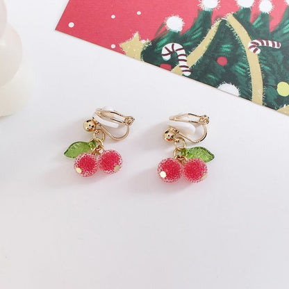 Cherry Drop Earring