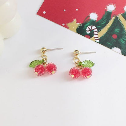 Cherry Drop Earring