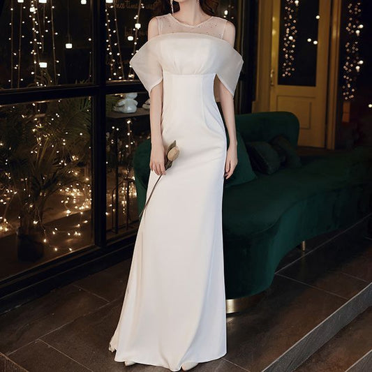 Evening Sheath Cold Gown Shoulder