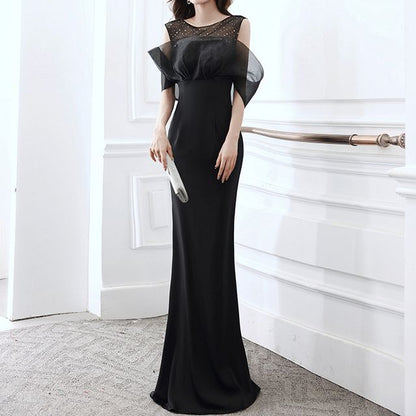 Evening Sheath Cold Gown Shoulder