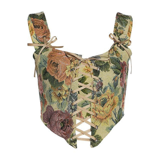 Floral Corset Top