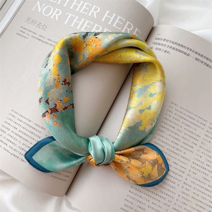 (various Print designs) Silk Scarf