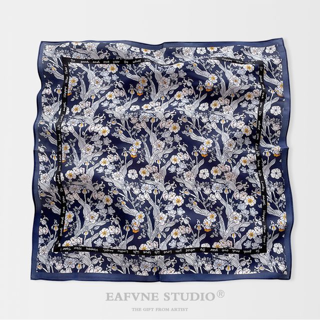 (various Print designs) Silk Scarf