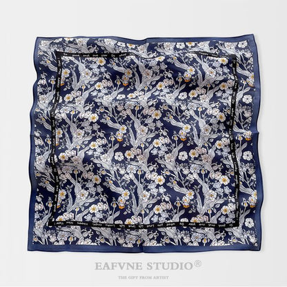 (various Print designs) Silk Scarf