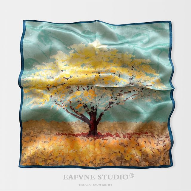 (various Print designs) Silk Scarf