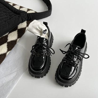 Platform Lace-Up Shoes