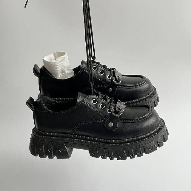 Platform Lace-Up Shoes