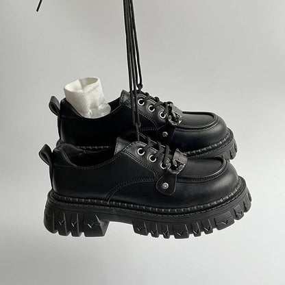 Platform Lace-Up Shoes