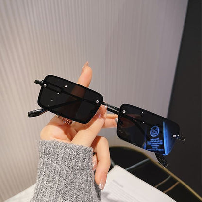 Rectangle Alloy Sunglasses