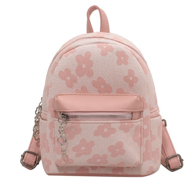 Floral Zip Backpack