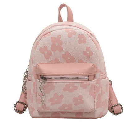 Floral Zip Backpack