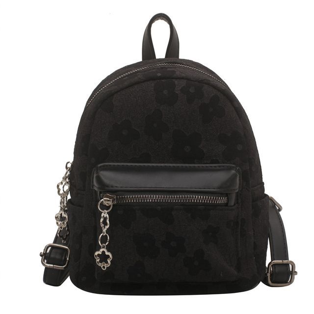 Floral Zip Backpack