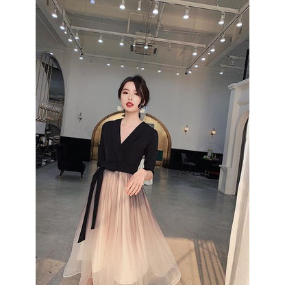 Elbow-Sleeve Evening Sequined (Various Gown Designs) A-Line