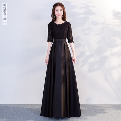 A-Line Designs) Evening (Various Short-Sleeve Gown