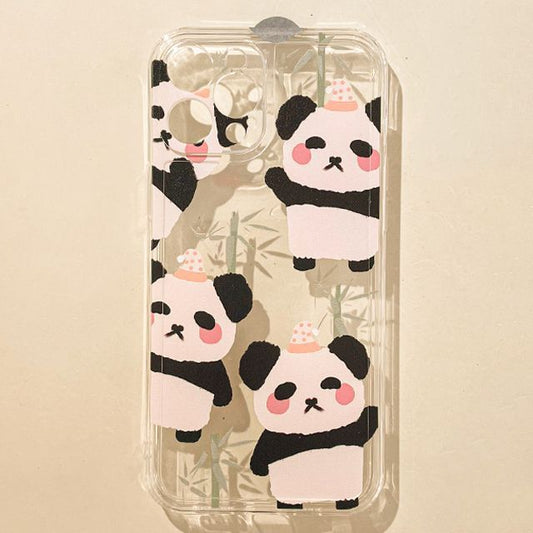 Panda Transparent Phone Case