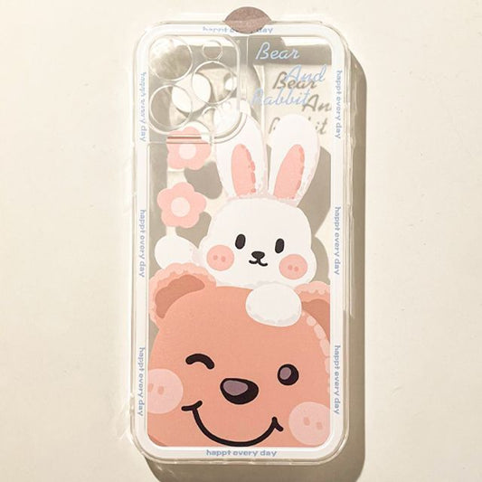 Transparent Animal Case Phone
