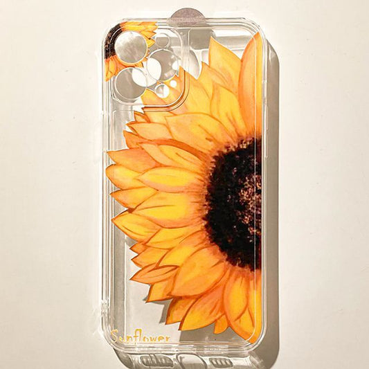 Sunflower Transparent Phone Case