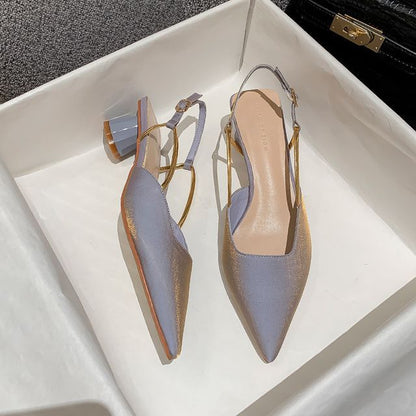 Slingback Pointed Pumps