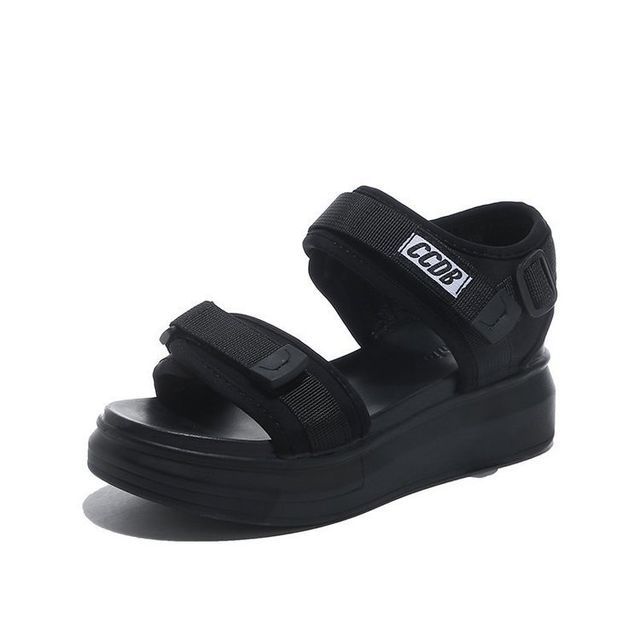 Sandals Adhesive Heel Wedge Platform Strap