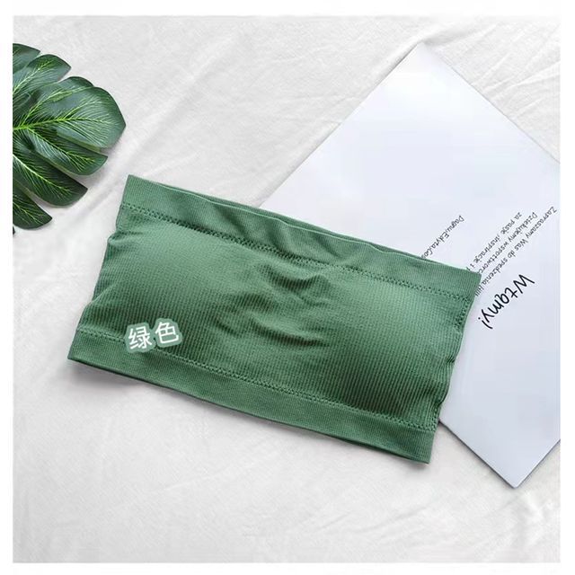 Plain Cropped Tube Top