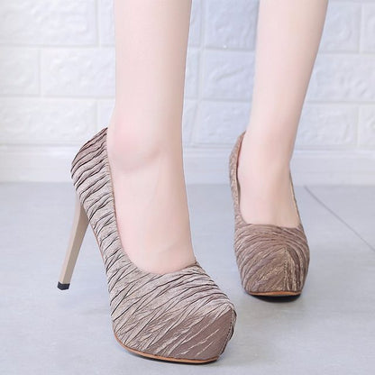 Stiletto Heel Platform Pumps