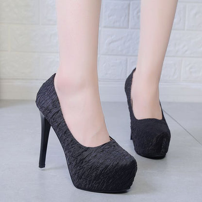 Stiletto Heel Platform Pumps