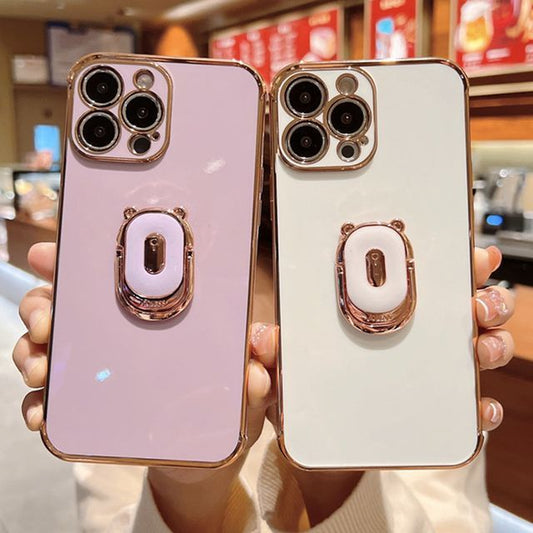 Plain Phone Case With Ring Holder