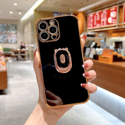 Plain Phone Case With Ring Holder