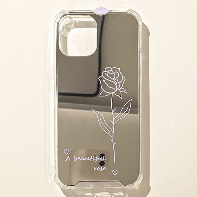 Flower Mirrored Phone Case