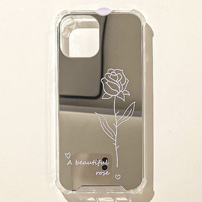 Flower Mirrored Phone Case