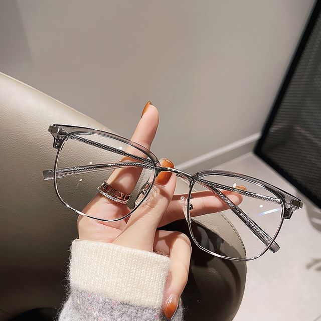 Half Frame Blue Light Blocking Eyeglasses