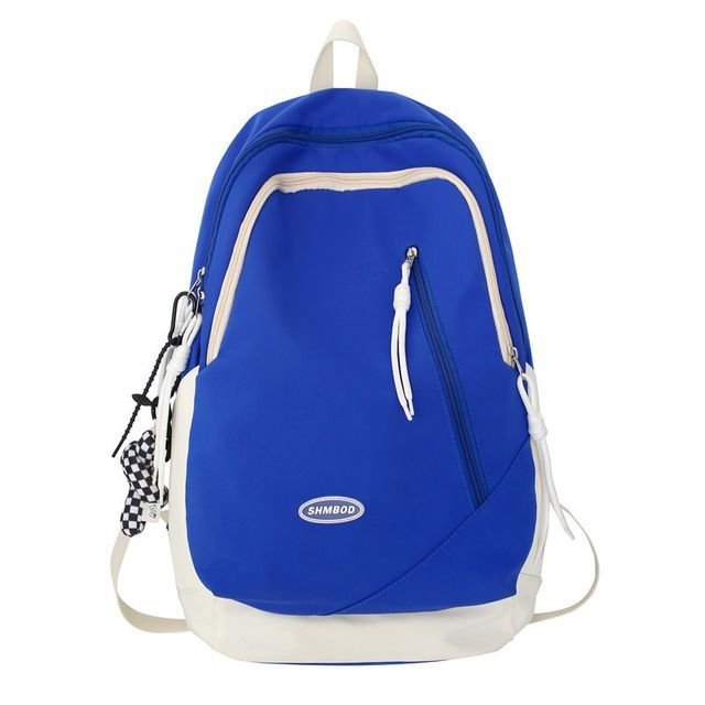 Two-Tone Nylon Backpack Logo