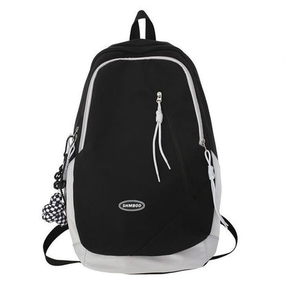 Two-Tone Nylon Backpack Logo