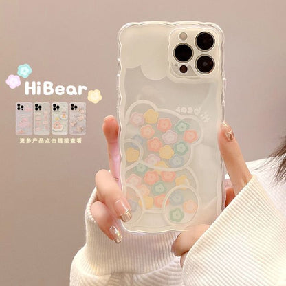 Bear Flower Phone Case