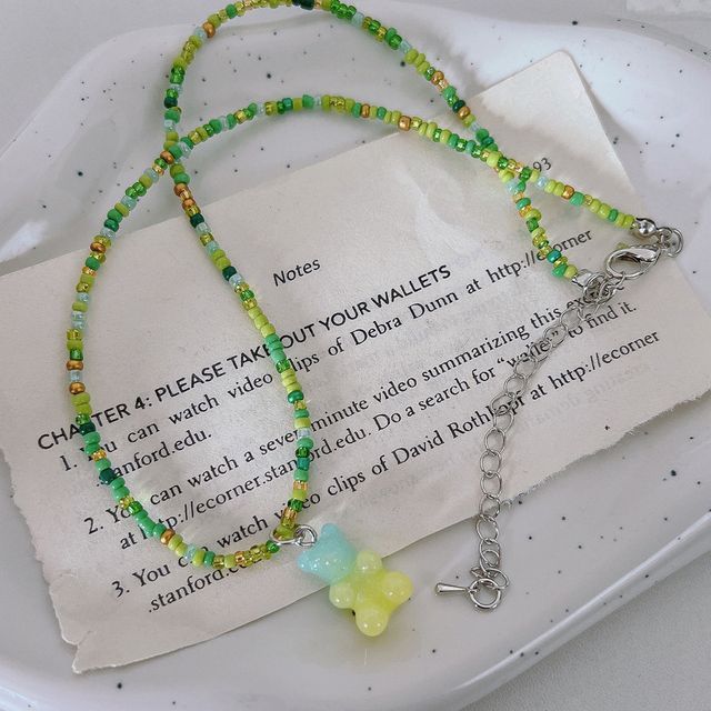 Bear Bead Necklace