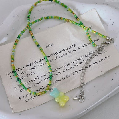 Bear Bead Necklace