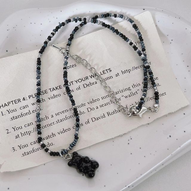 Bear Bead Necklace