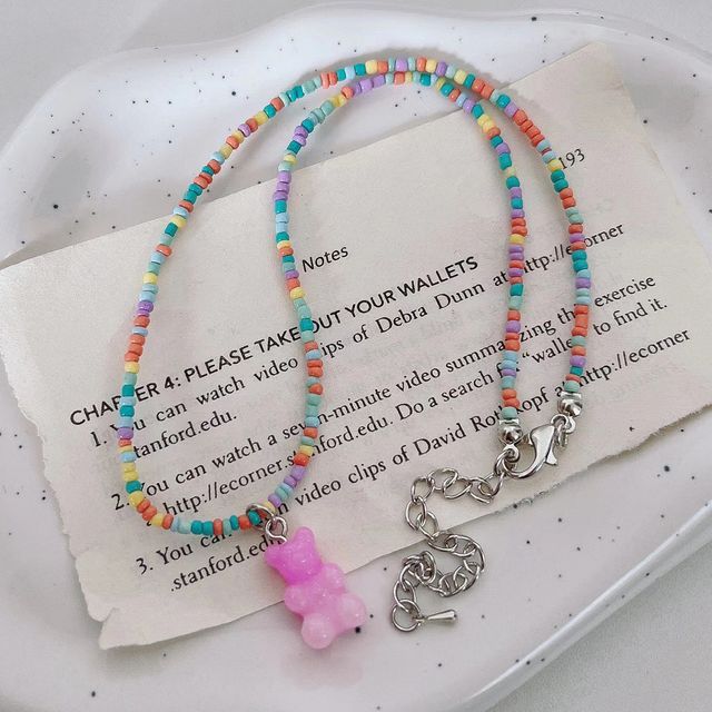 Bear Bead Necklace