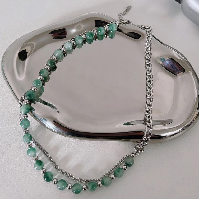 Beaded Chain Necklace