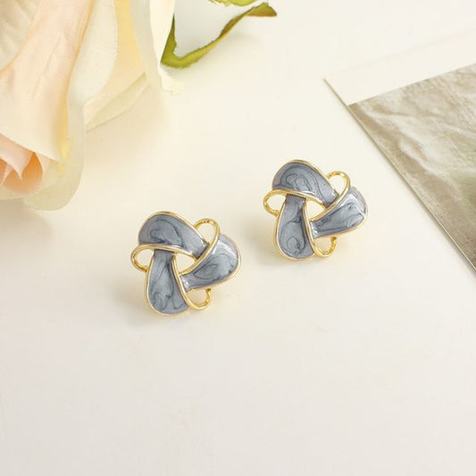 Triangle Ear Stud / Clip On Earring
